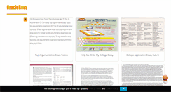 Desktop Screenshot of oracleboss.com